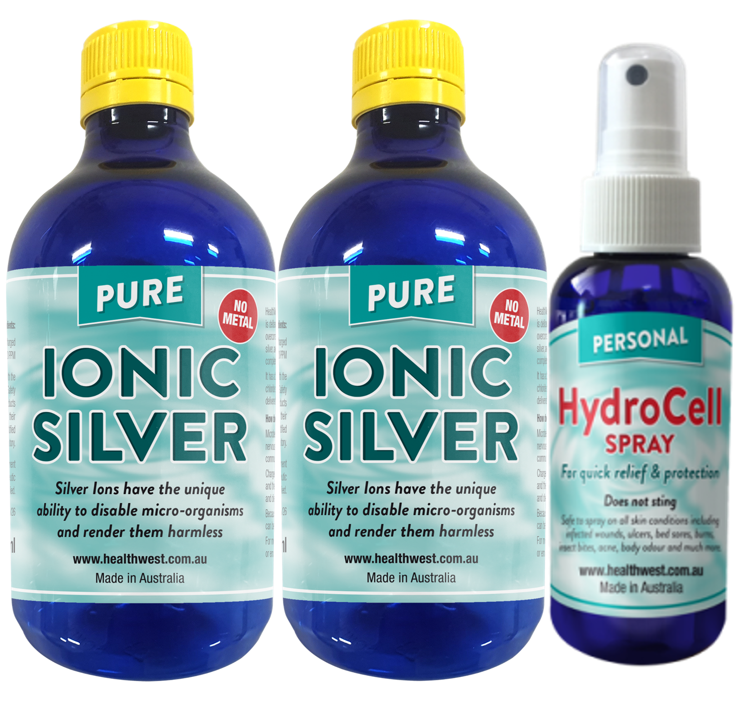 Buy 2 Ionic Silver - Get a free HydroCell Spray