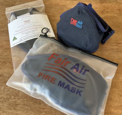 Navy/Navy Fire Mask Set