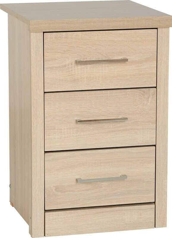 Lisbon 3 Drawer Bedside Chest