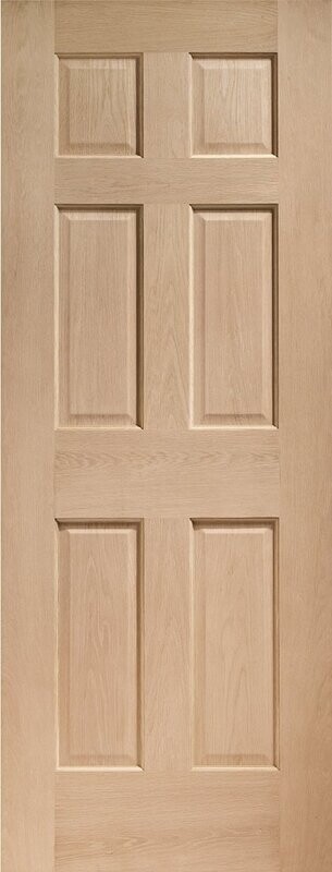 Internal Oak Colonial 6 Panel Fire Door