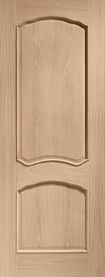 Internal Oak Louis Door with Raised Mouldings
