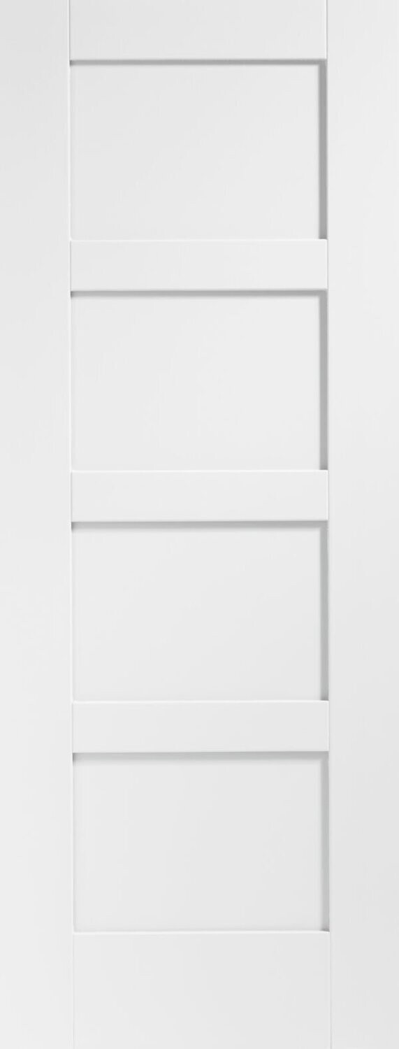 Shaker 4 Panel Internal White Primed Door