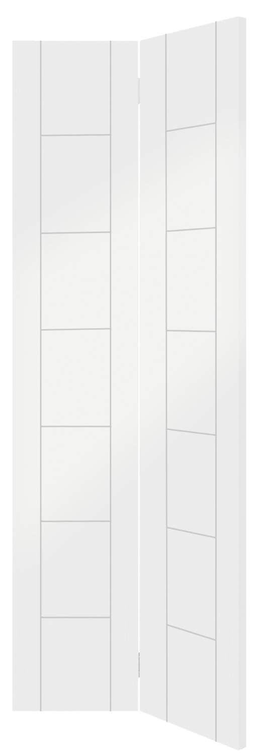 Palermo Internal White Primed Bi-Fold Door