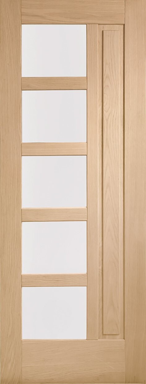 Lucca Double Glazed External Oak Door