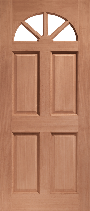 External Hardwood Dowelled Unglazed Carolina Door