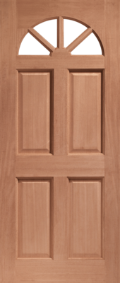 External Hardwood Dowelled Unglazed Carolina Door