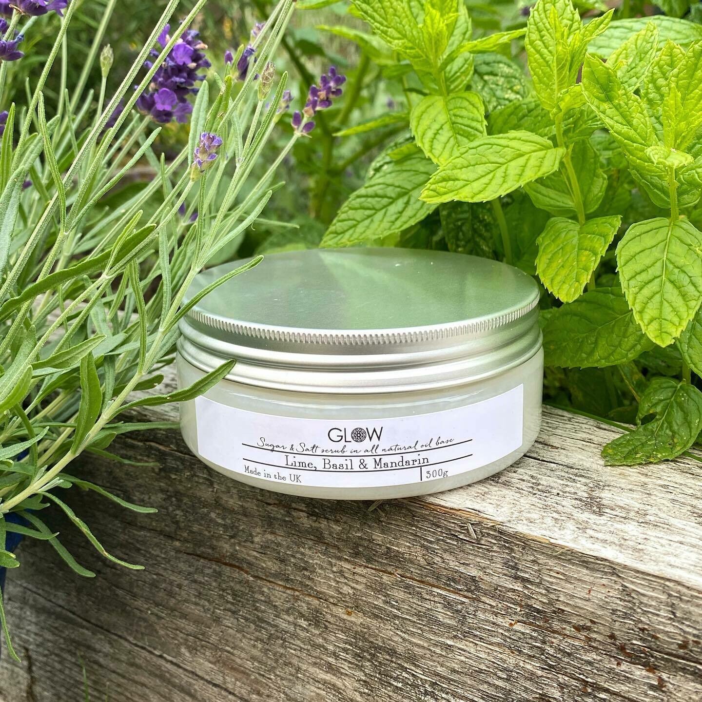 GLOW Natural Salt &amp; Sugar Body Scrub