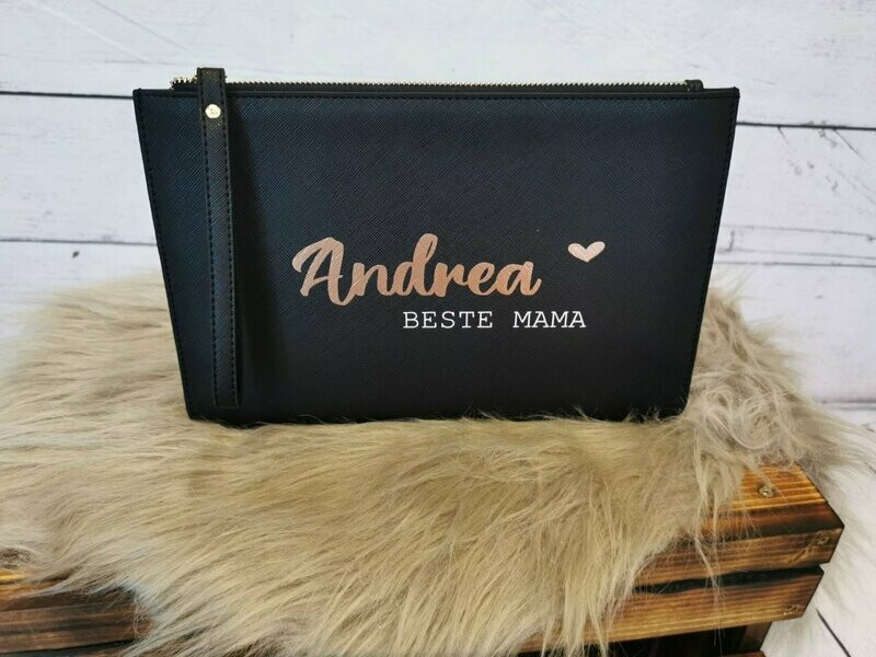 Kosmetiktäschchen "Name + beste Mama (etc.)"