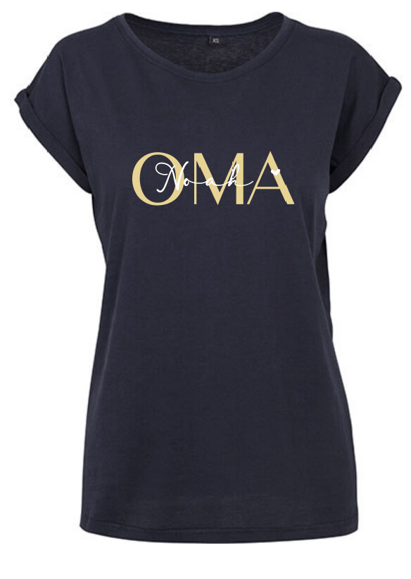 Damen- T-Shirt oversized "OMA"