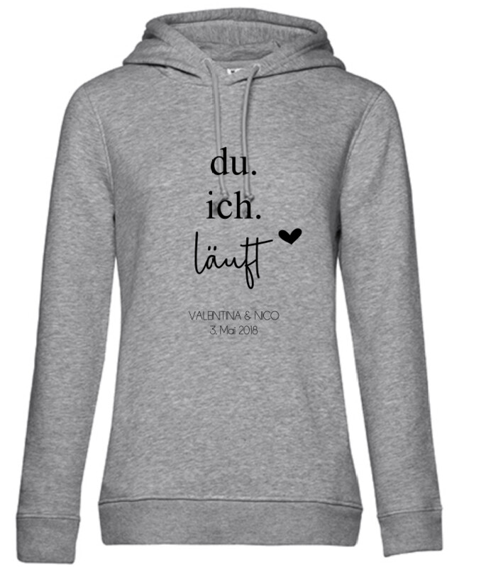Damen-Hoodie "Du & Ich"