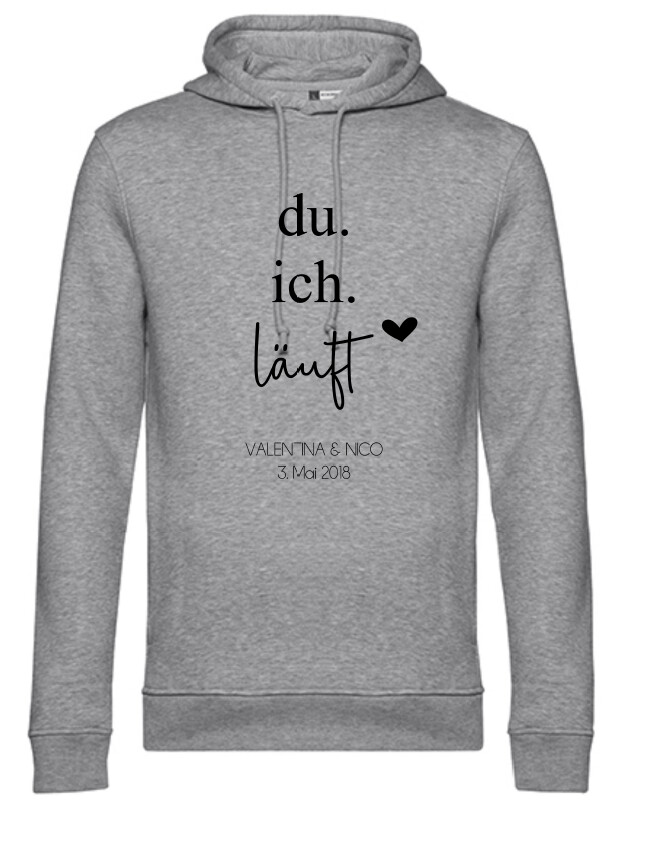Männer-Hoodie "Du & Ich"