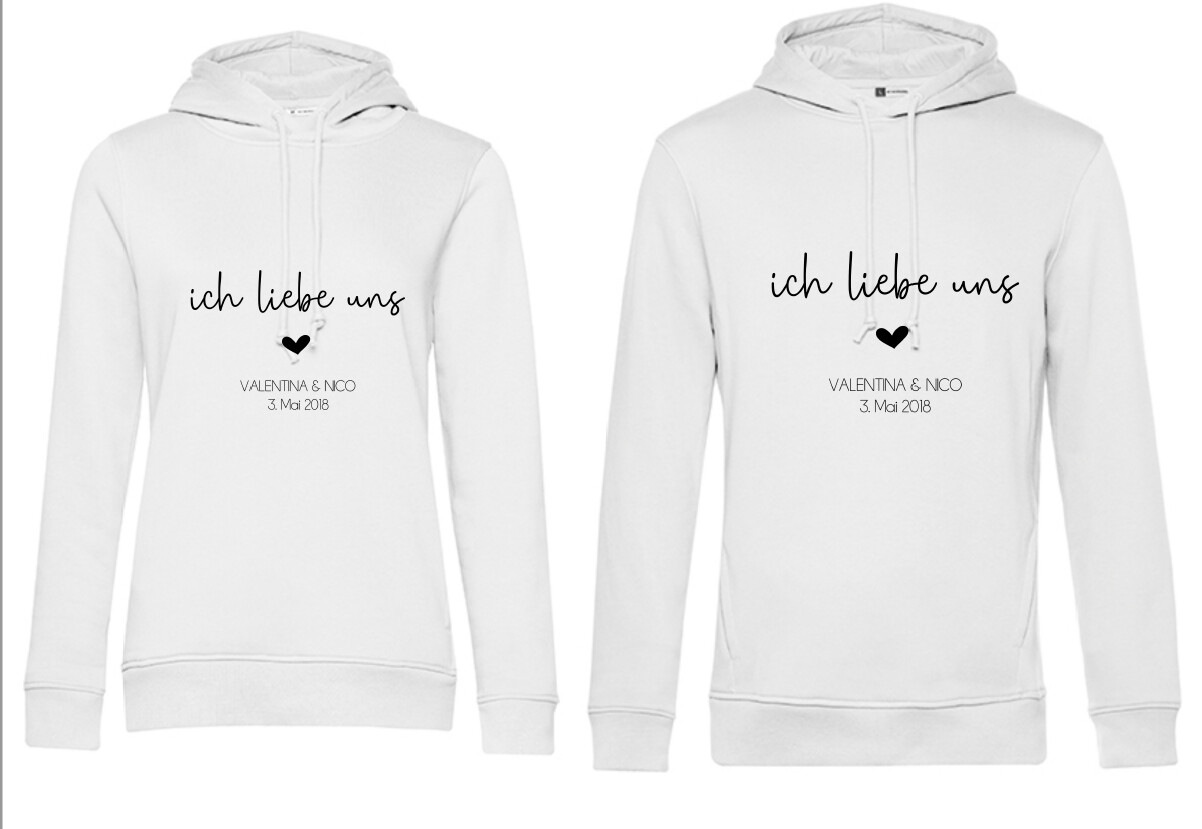 Hoodie-Set - ich liebe uns
