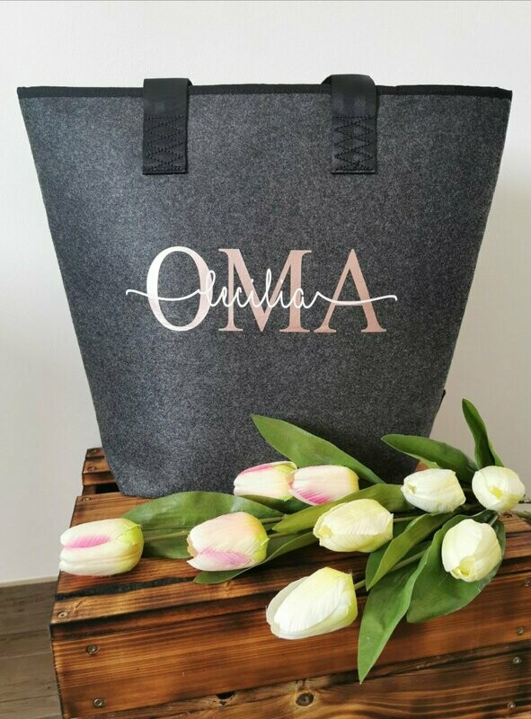 Filz- Shopper "Oma"