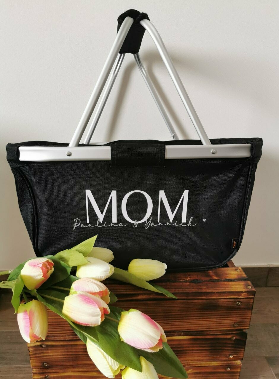 Einkaufskorb "MOM" oder "OMA"