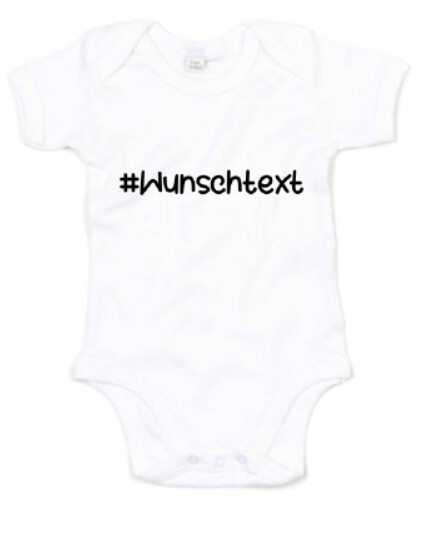 Baby-Body kurzarm "Wunschdesign"