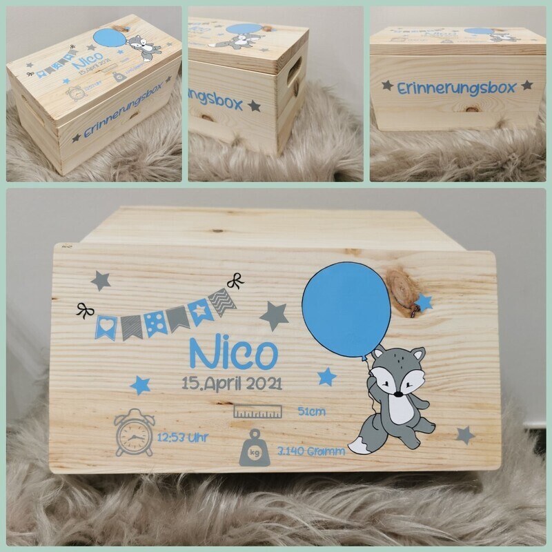 Erinnerungsbox bedruckt