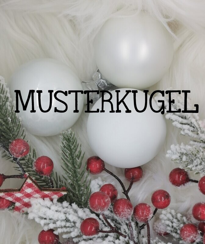 Weihnachtskugel 6cm "eigenes Design"