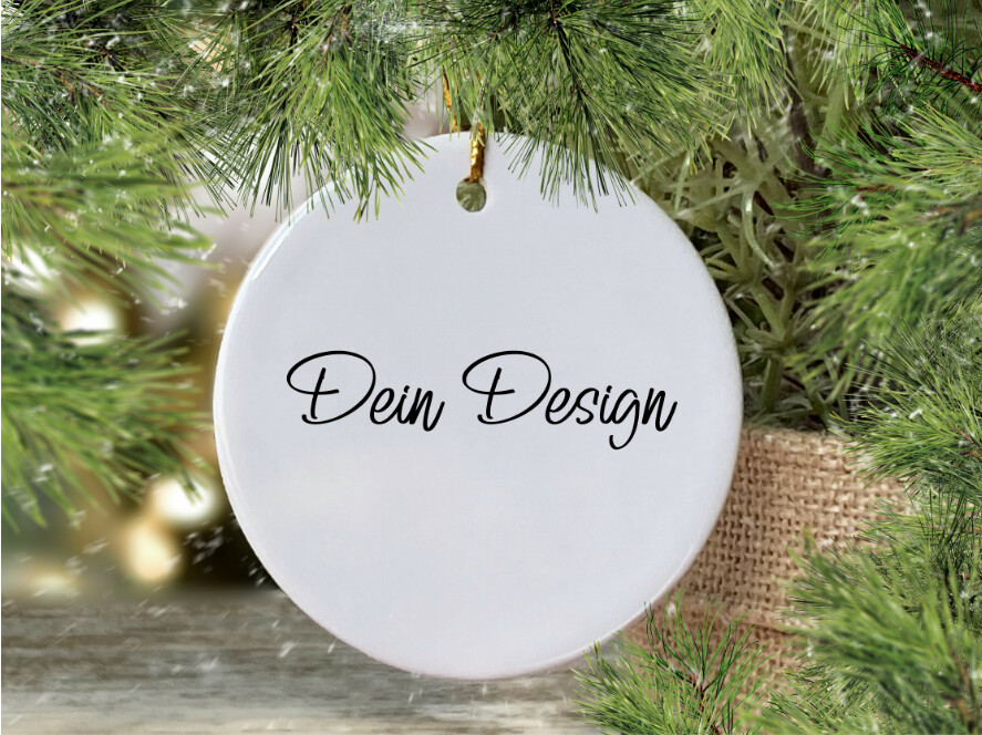 Keramik- Anhänger "Dein Design"
