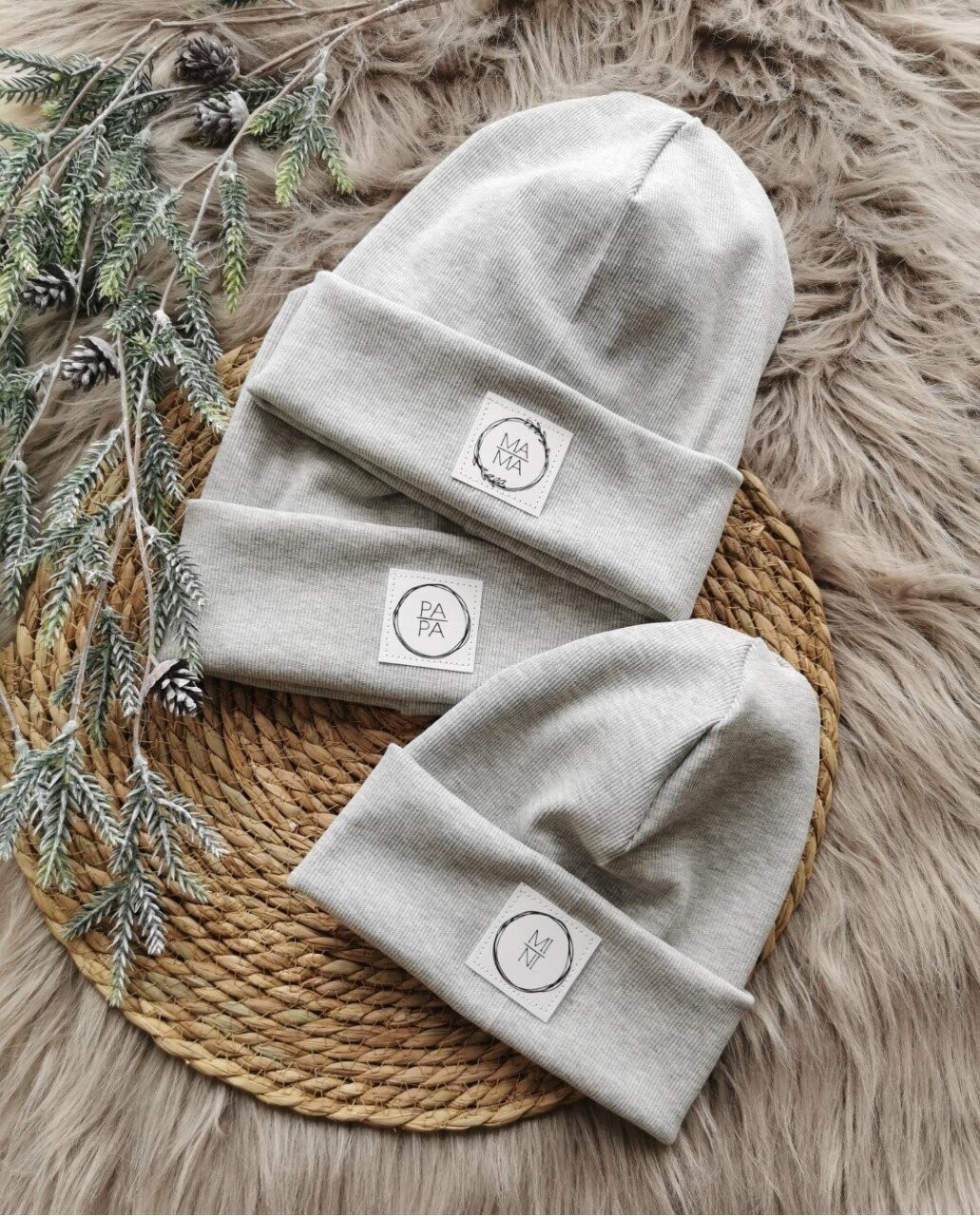 Hippster-Beanie Rippstrick