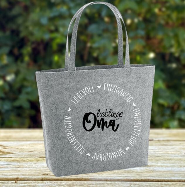 Filztasche "MAMA" oder "OMA"