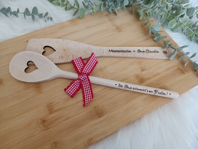 Küchenhelfer-Set Mama/Oma personalisiert