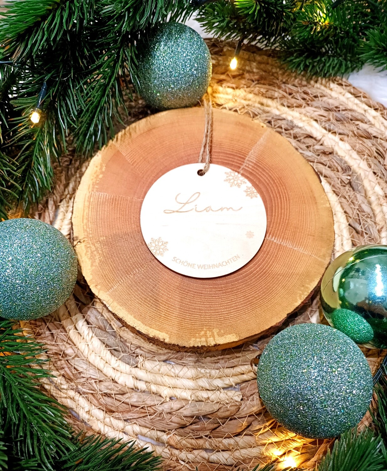Weihnachtsanhänger Holz
