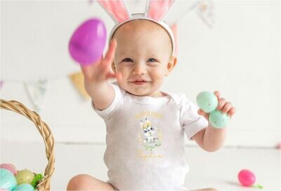 Baby-Body kurzarm "My first Easter"