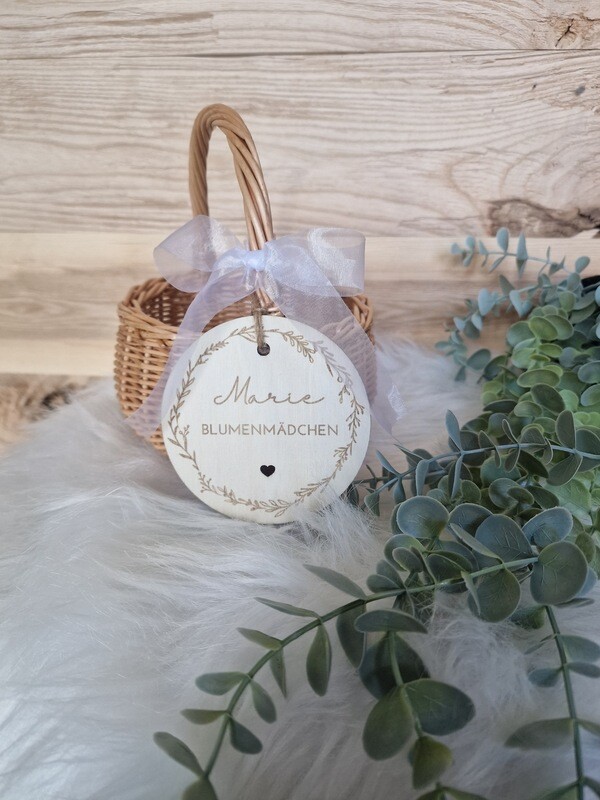 Körberl für Blumenmädchen