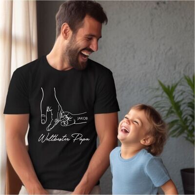 Männer-Shirt Männer-Shirt "Weltbester Papa"