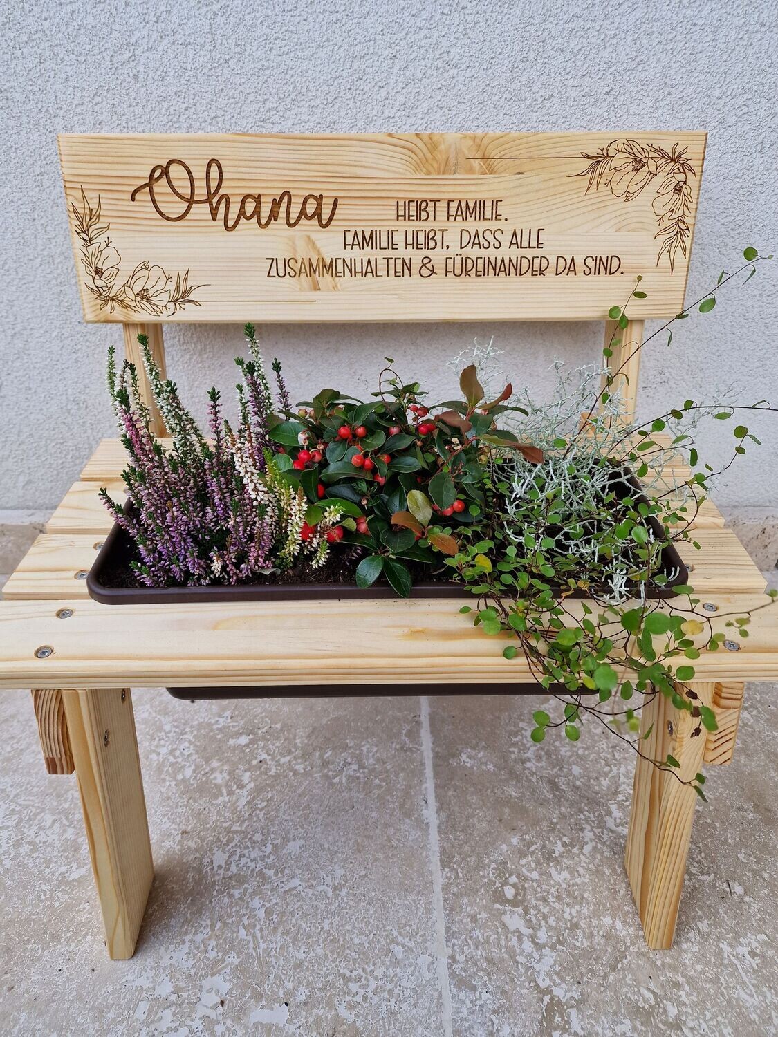 Holzbankerl "Ohana"