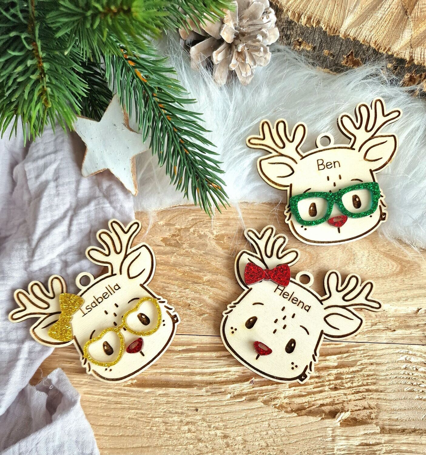 Weihnachtsanhänger Rentier