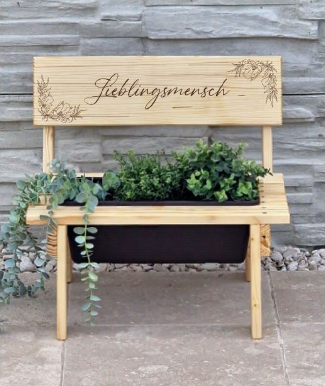 Holzbankerl "Lieblingsmensch"