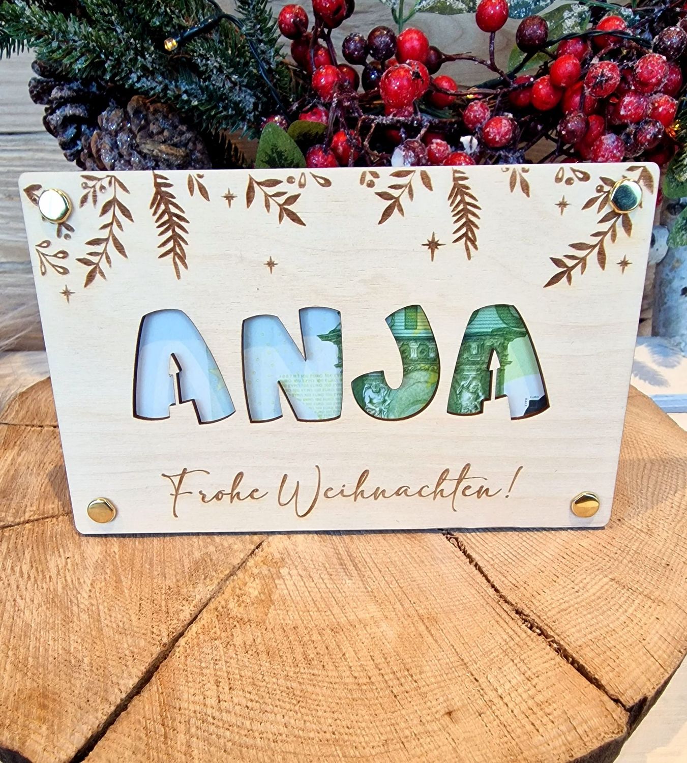 Geldgeschenkkarte "Name"