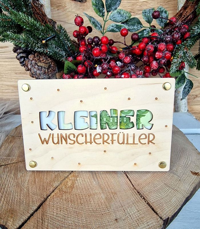 Geldgeschenkkarte "kleiner Wunscherfüller"