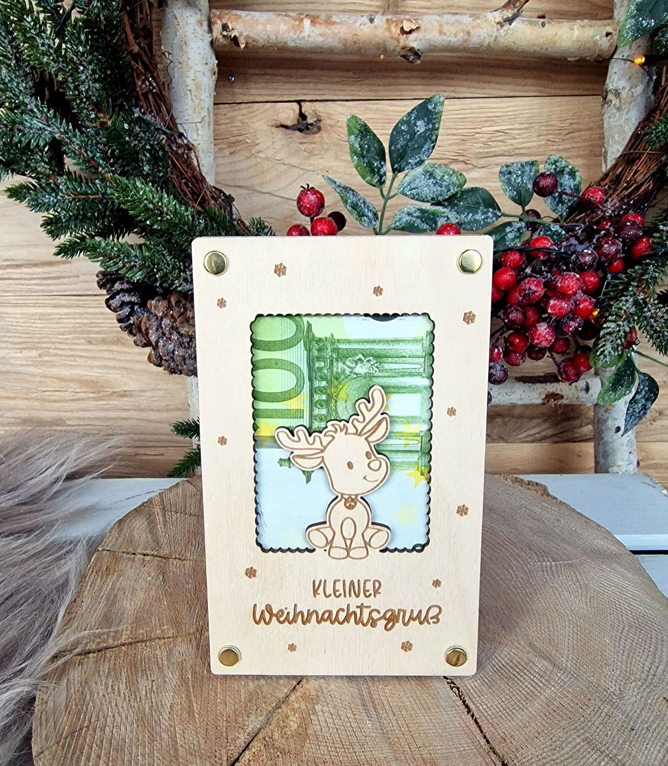 Geldgeschenkkarte "Weihnachtsgruß"