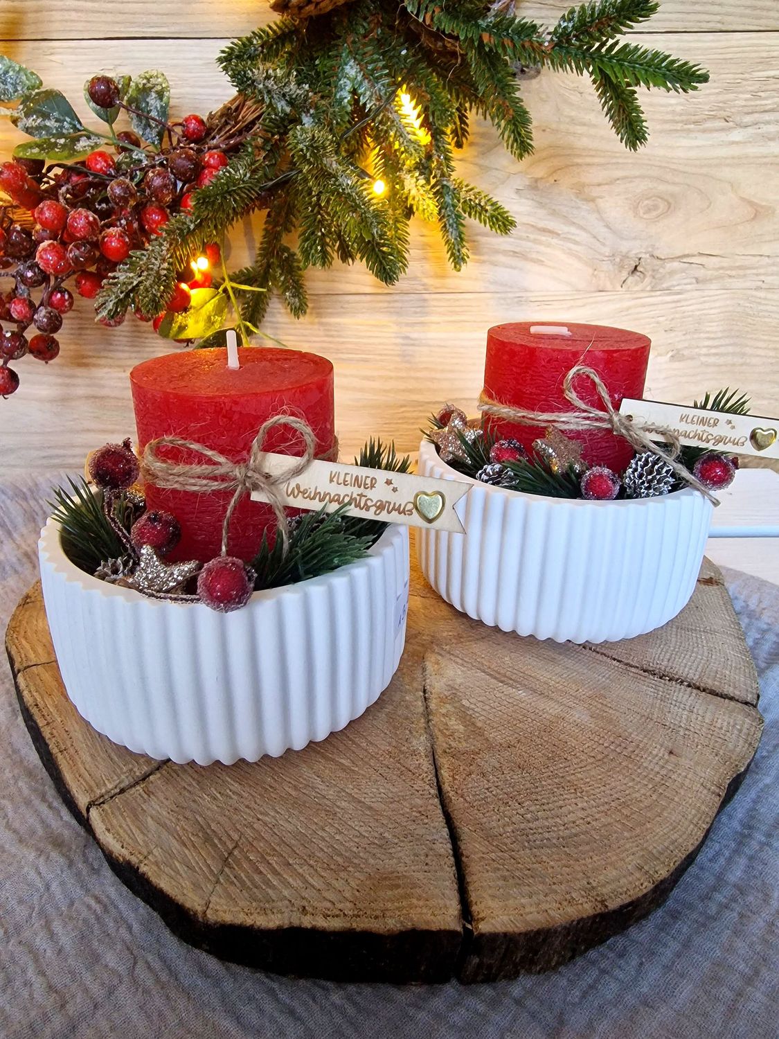 Weihnachtsschälchen klein "kleiner Weihnachtsgruß"