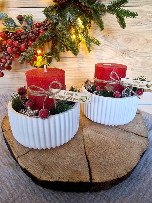 Weihnachtsschälchen klein "kleiner Weihnachtsgruß"