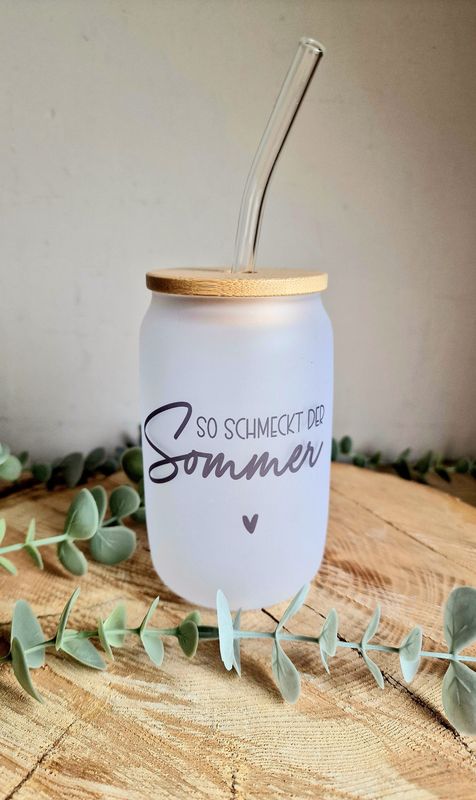 Glas "So schmeckt der Sommer"