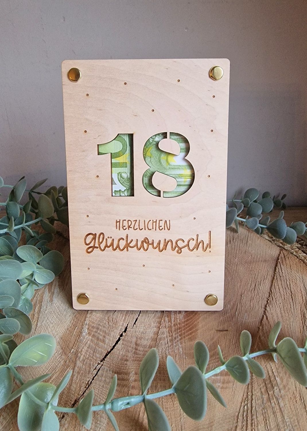 Geldgeschenkkarte "Herzlichen Glückwunsch"