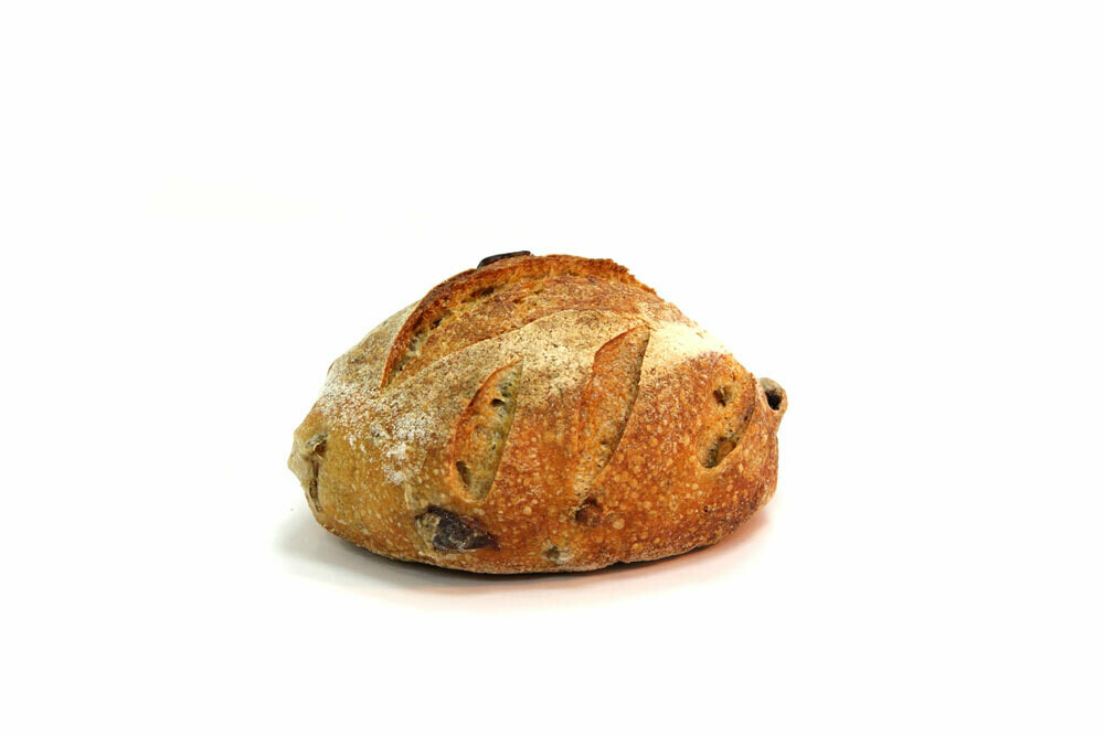 Brood: Pain des Paysanne: Le Voyageur (noten,vijgen, rozijnen-broodje) 350 gr (voor woensdag 12u bestellen) Brood: Pain des Paysanne: Le Voyageur (noten,vijgen, rozijnen-broodje) 350 gr (voor woensdag 12u bestellen)