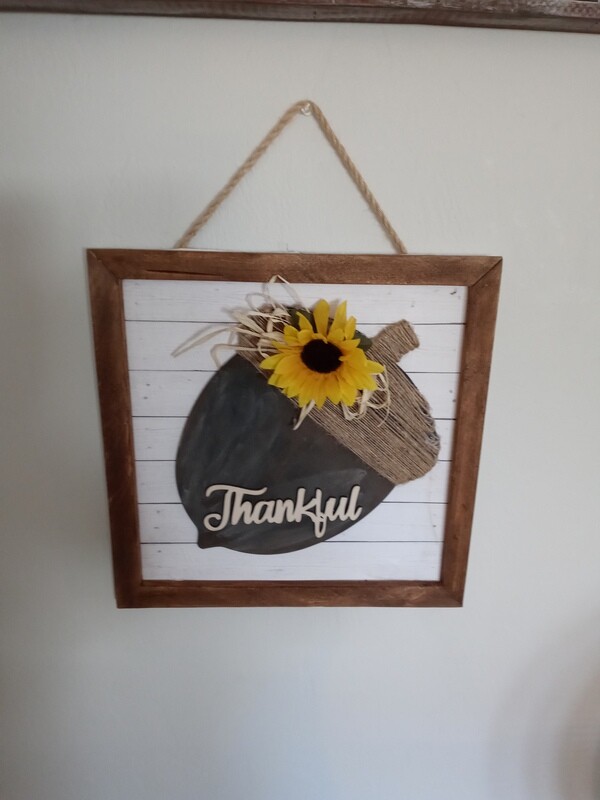 Blessed Acorn Sign
