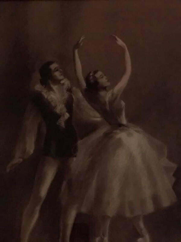 Two vintage Raymond Charlot Chalk Ballet Prints