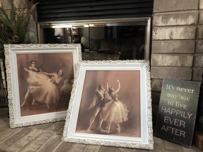 Two vintage Raymond Charlot Chalk Ballet Prints