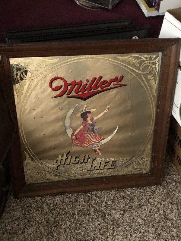 Vintage Miller High Life Mirror