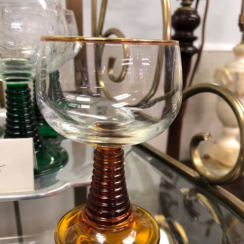 1970’s Luminarc Roemer Glasses—set of 12