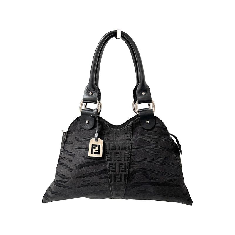 Fendi Shoulder Bag Diablo Zebra Zucchino