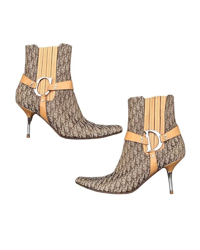 Christian Dior Monogram Boots eu 36
