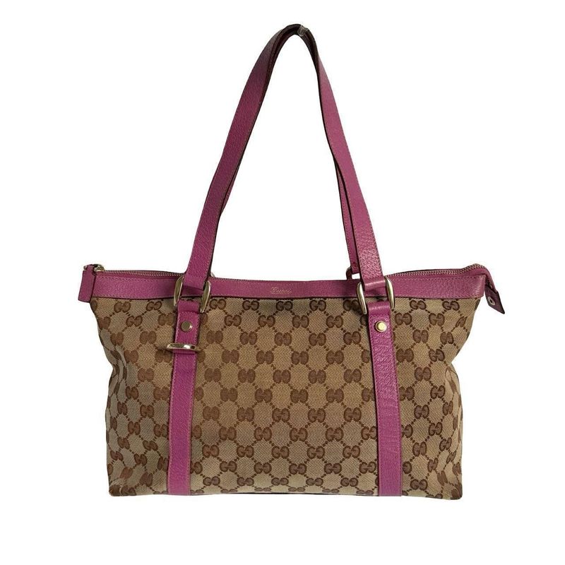 ​Gucci Abbey Shoulder Bag Monogram Pink