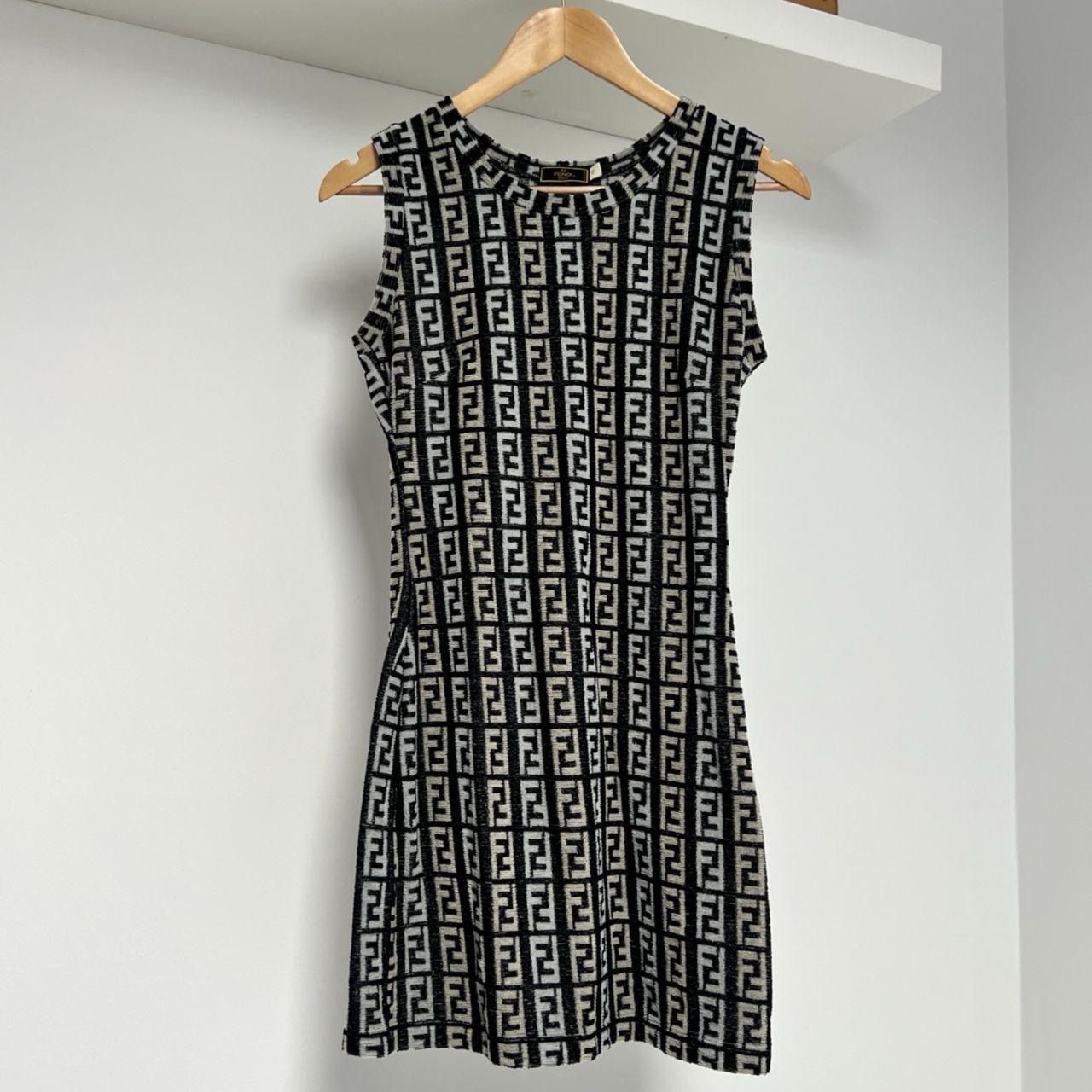 Fendi Zucca Dress Towelling UK 8