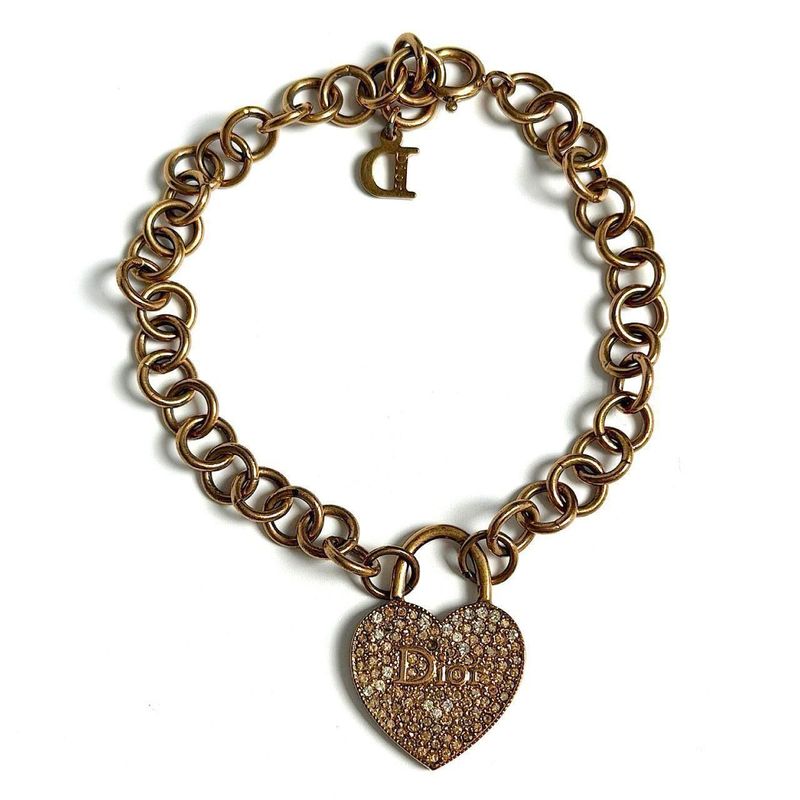 ​Dior Bracelet Heart Gold Padlock